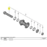 Shimano Tiagra Hb-rs470 Vorderradachse, Black 2, 142mm