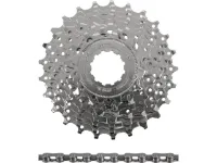 Shimano Tiagra/Sora Kassette CS-HG50 + Kette CN-HG53 9-fach Verschleißset Shimano Tiagra/Sora Kassette CS-HG50 + Kette CN-HG53 9-fach Verschleißset