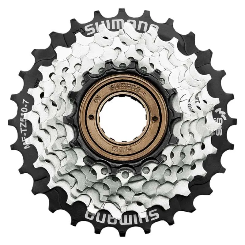 Shimano Tourney Mf-tz510-t Kassette, Silver / black, 7s, 14-34t Shimano Tourney Mf-tz510-t Kassette, Silver / black, 7s, 14-34t