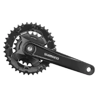 Shimano Tretlager Vierkantachse Altus FC-MT101 2x9sp L123 Unisex Shimano Tretlager Vierkantachse Altus FC-MT101 2x9sp L123 Unisex