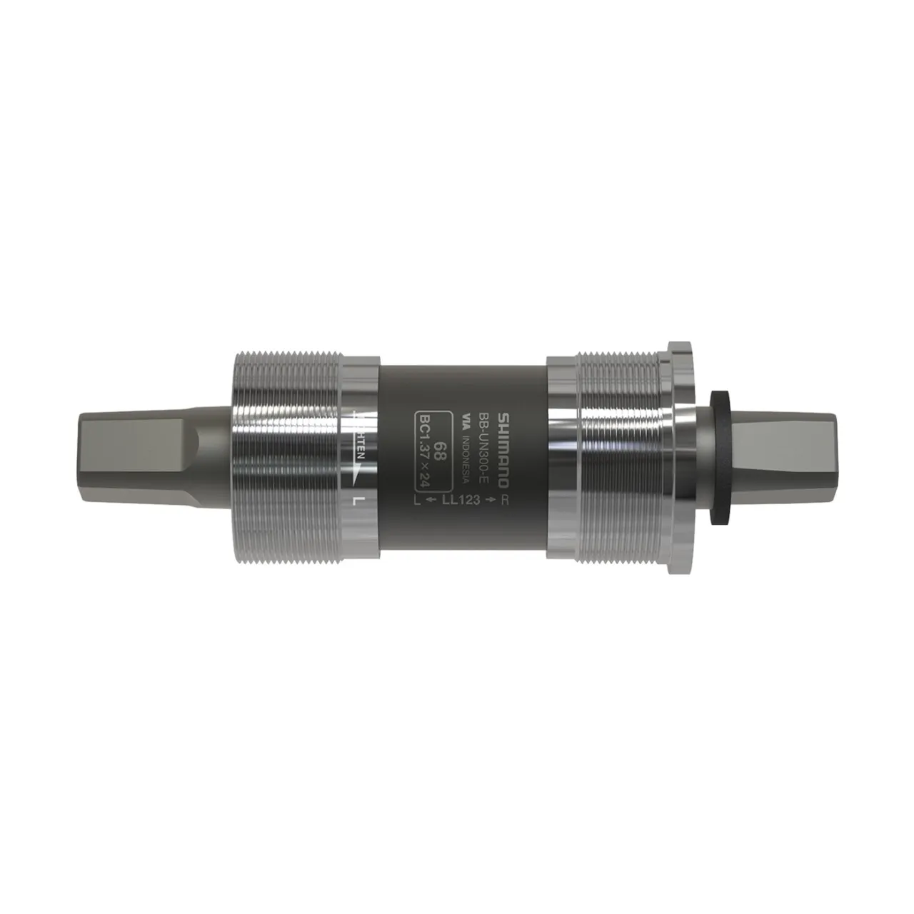 Shimano Tretlagergehäuse Typ Quadrat BB-UN300-E (LL123) Unisex, silber, 68 x 122.5mm Shimano Tretlagergehäuse Typ Quadrat BB-UN300-E (LL123) Unisex, silber, 68 x 122.5mm