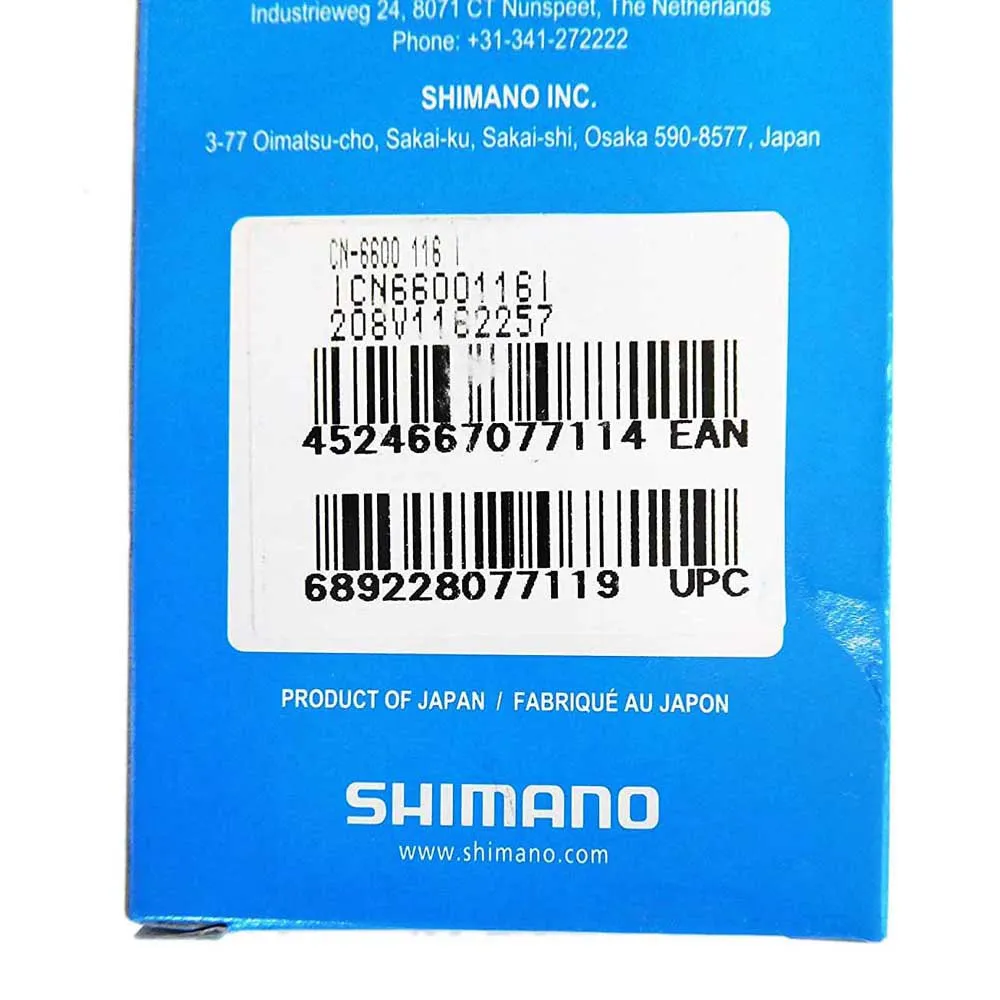 Shimano Ultegra Cn 6600 Road Kette, Silver, 116 Links Shimano Ultegra Cn 6600 Road Kette, Silver, 116 Links