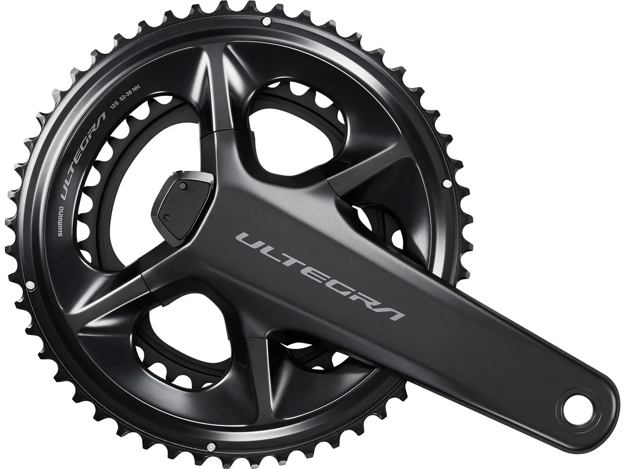 Shimano Ultegra FC-R8100-P Hollowtech II Powermeter Kurbelgarnitur, Schwarz Shimano Ultegra FC-R8100-P Hollowtech II Powermeter Kurbelgarnitur, Schwarz