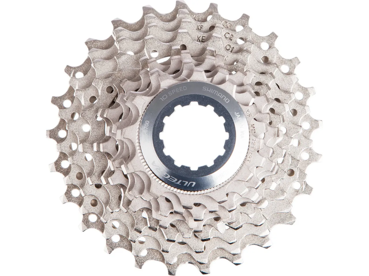 Shimano Ultegra Kassette CS-6700 + Kette CN-6701 10-fach Verschleißset, Grau, 12-25 Shimano Ultegra Kassette CS-6700 + Kette CN-6701 10-fach Verschleißset, Grau, 12-25