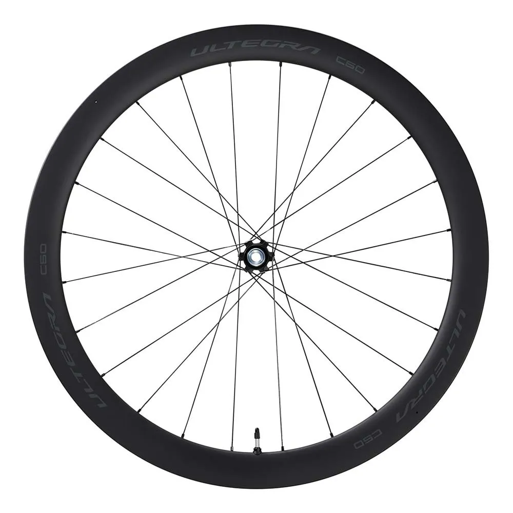 Shimano Ultegra R8170 C50 Cl Disc Carbon Tubeless Rennrad-vorderrad, Black, 12 x 100mm Shimano Ultegra R8170 C50 Cl Disc Carbon Tubeless Rennrad-vorderrad, Black, 12 x 100mm