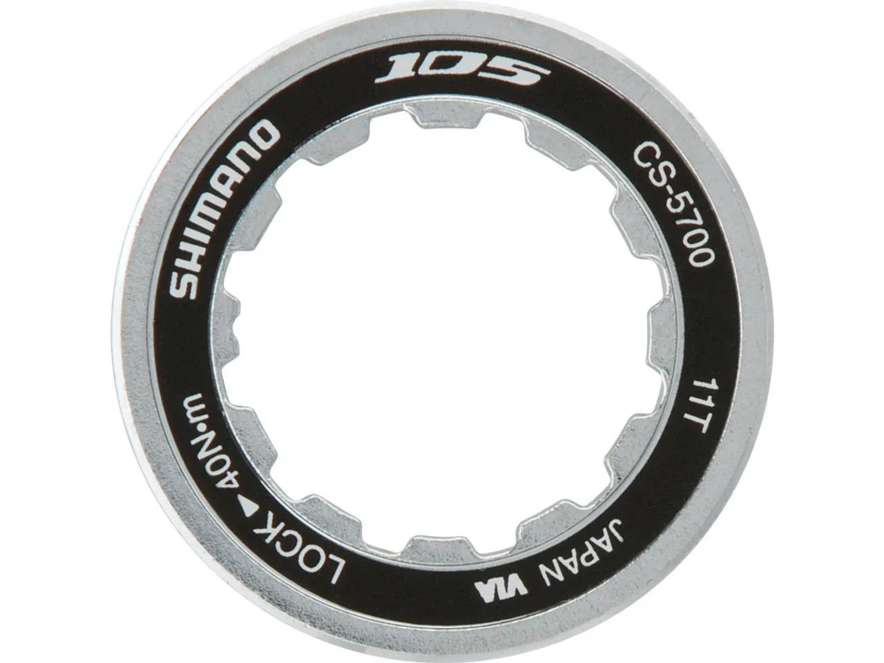 Shimano Verschlussring für 105 CS-5700 10-fach, für 11er Shimano Verschlussring für 105 CS-5700 10-fach, für 11er