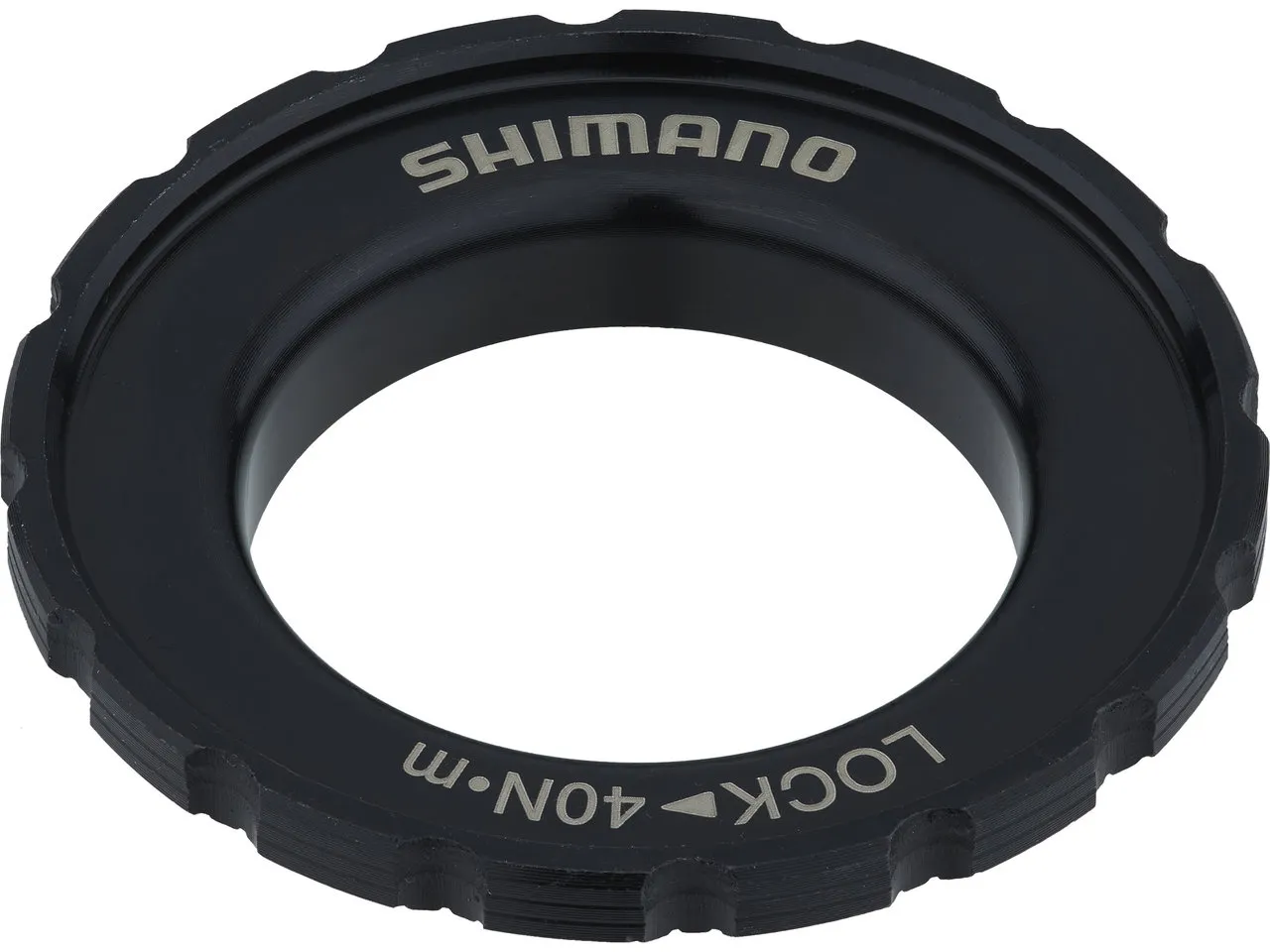 Shimano Verschlussring / Lockring Center Lock HB-M618, Schwarz, one_size Shimano Verschlussring / Lockring Center Lock HB-M618, Schwarz, one_size