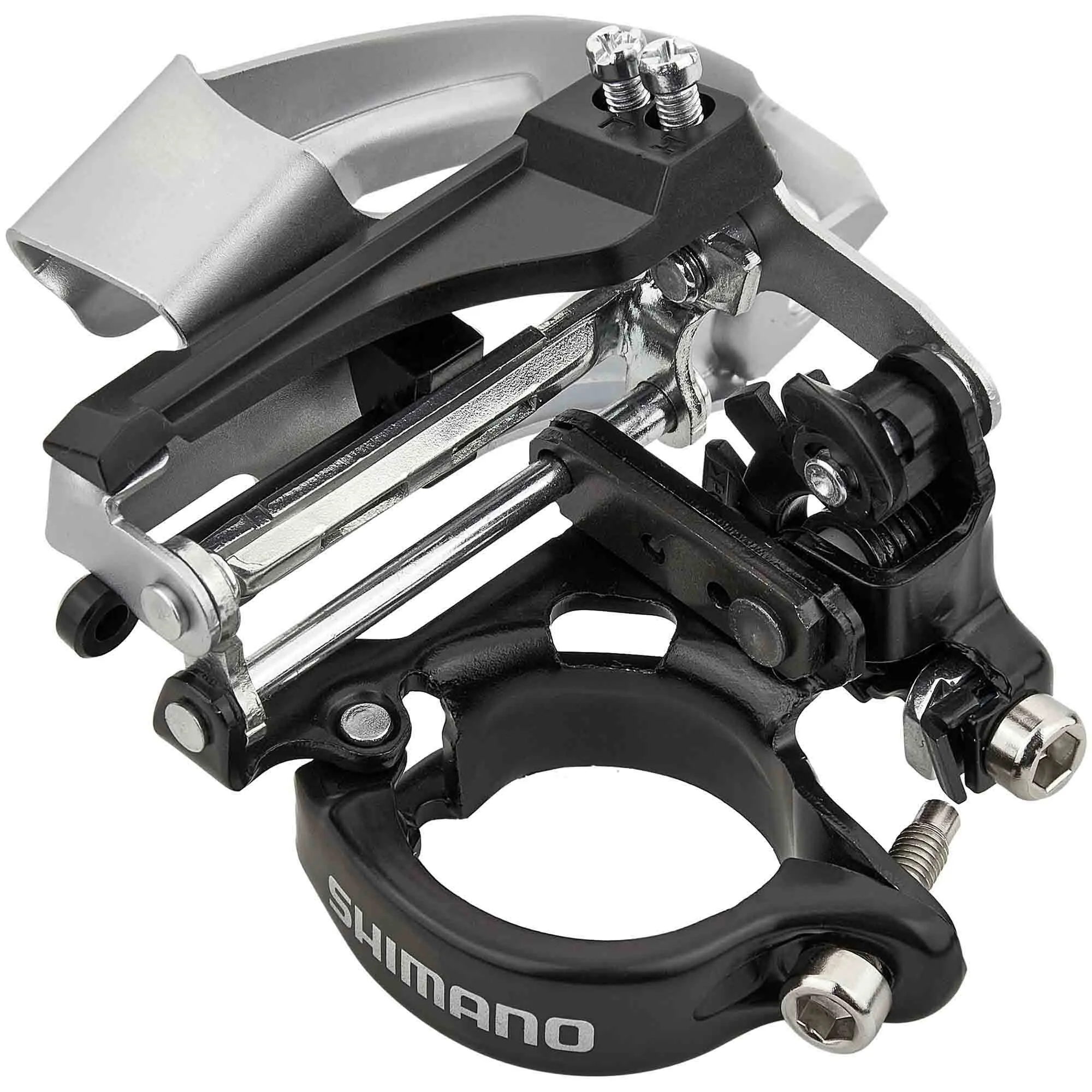 Shimano Vorderer Umwerfer Tourney Tx FD-TX800-TS6-SET 8/7V Unisex, silber, TU