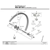 Shimano Wh-mt501 Right Sicherungsmutter Shimano Wh-mt501 Right Sicherungsmutter