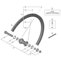 Shimano Wh-r9270-c50-tu-f Vorderradachse Shimano Wh-r9270-c50-tu-f Vorderradachse