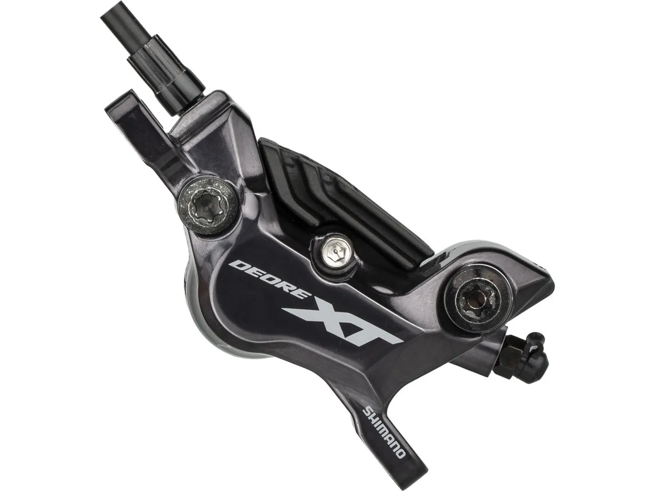 Shimano XT Bremssattel BR-M8120 mit Resinbelag, Schwarz, VR / HR Postmount 6" Shimano XT Bremssattel BR-M8120 mit Resinbelag, Schwarz, VR / HR Postmount 6"