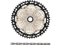 Shimano XT Kassette CS-M8100-12 + Kette CN-M8100 12-fach Verschleißset Shimano XT Kassette CS-M8100-12 + Kette CN-M8100 12-fach Verschleißset