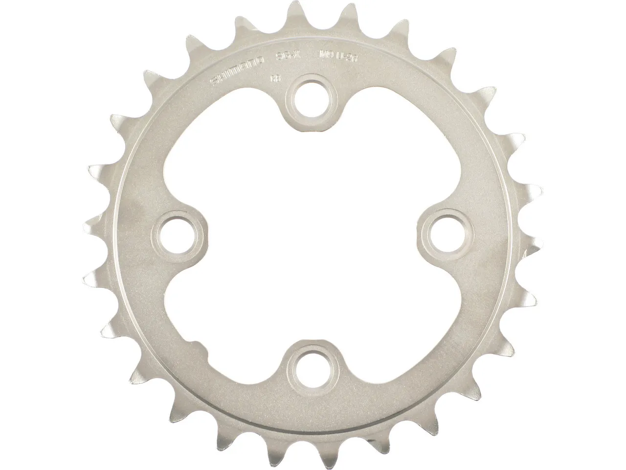 Shimano XT Kettenblatt FC-M771-K 9-fach / FC-T8000 10-fach, Silber, 26t Shimano XT Kettenblatt FC-M771-K 9-fach / FC-T8000 10-fach, Silber, 26t