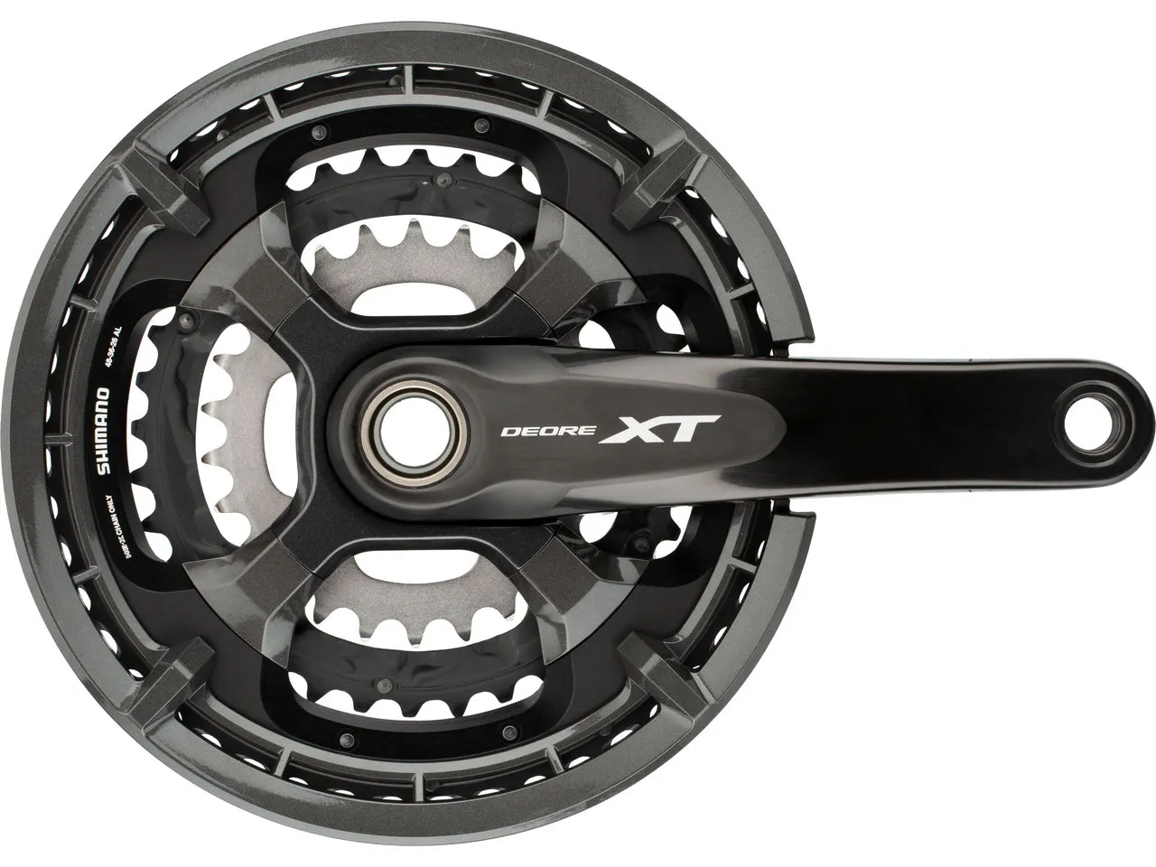 Shimano XT Kurbelgarnitur FC-T8000 Hollowtech II mit Kettenschutzring Shimano XT Kurbelgarnitur FC-T8000 Hollowtech II mit Kettenschutzring
