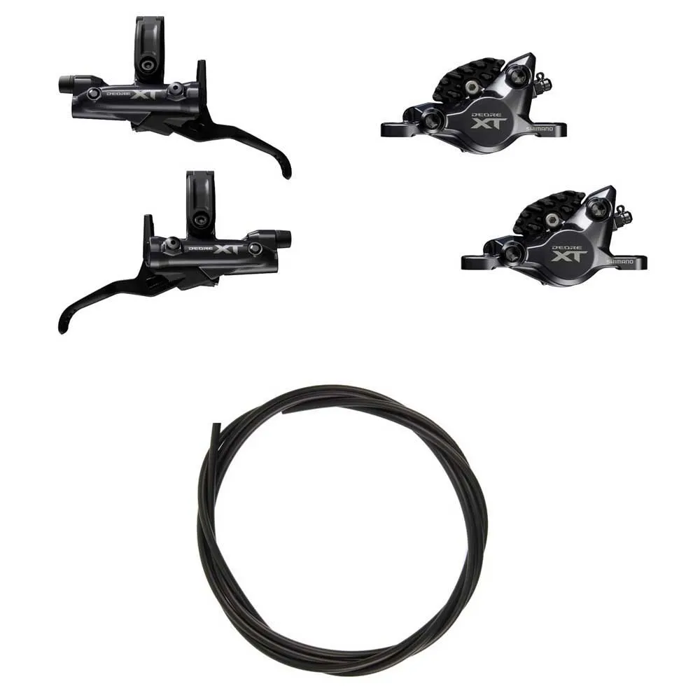Shimano XT Scheibenbremsen Set BL-M8200+BR-M8200, Black, One Size Shimano XT Scheibenbremsen Set BL-M8200+BR-M8200, Black, One Size