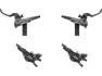 Shimano XT v+h Set Scheibenbremse BR-M8100 mit Resinbelag J-Kit, Schwarz, Satz (VR + HR)