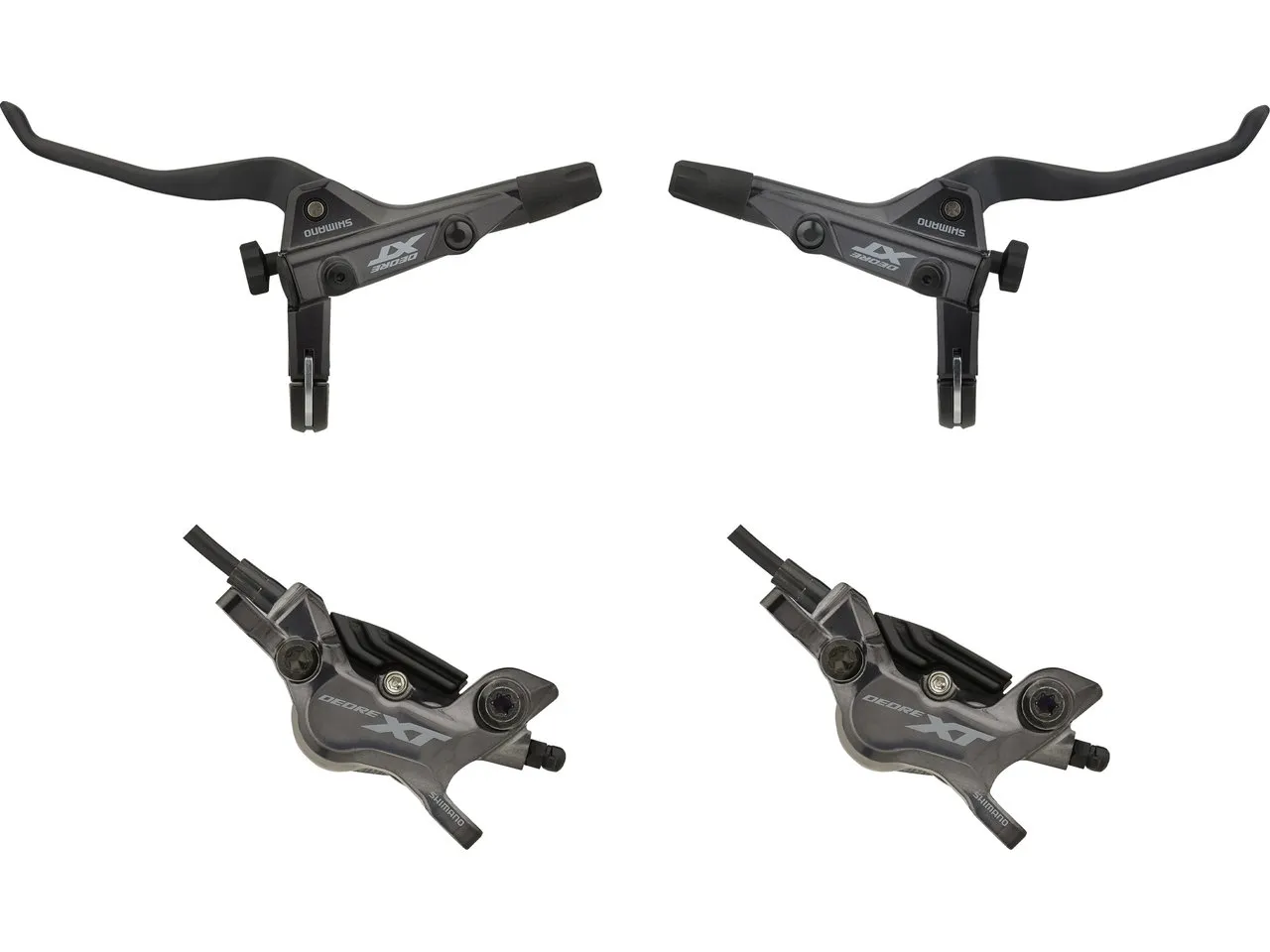 Shimano XT v+h Set Scheibenbremse BR-M8120 + BL-T8100 J-Kit, Schwarz, Satz (VR + HR) Shimano XT v+h Set Scheibenbremse BR-M8120 + BL-T8100 J-Kit, Schwarz, Satz (VR + HR)