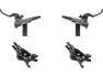 Shimano XT v+h Set Scheibenbremse BR-M8120 mit Metallbelag J-Kit, Schwarz, Satz (VR + HR)