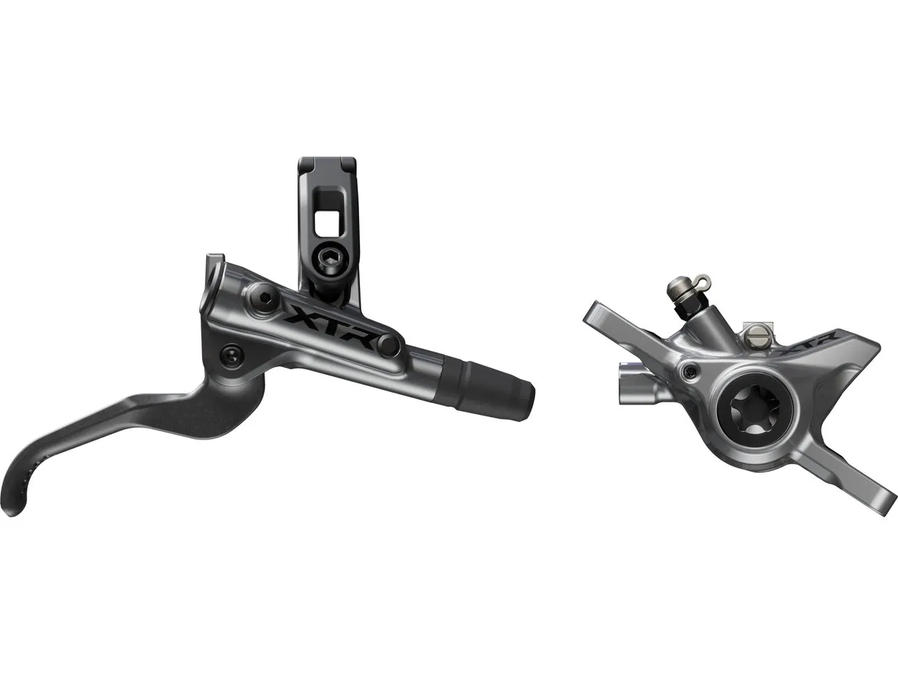 Shimano XTR BL-M9200+BR-M9200 Scheibenbremse, Grau/schwarz Shimano XTR BL-M9200+BR-M9200 Scheibenbremse, Grau/schwarz