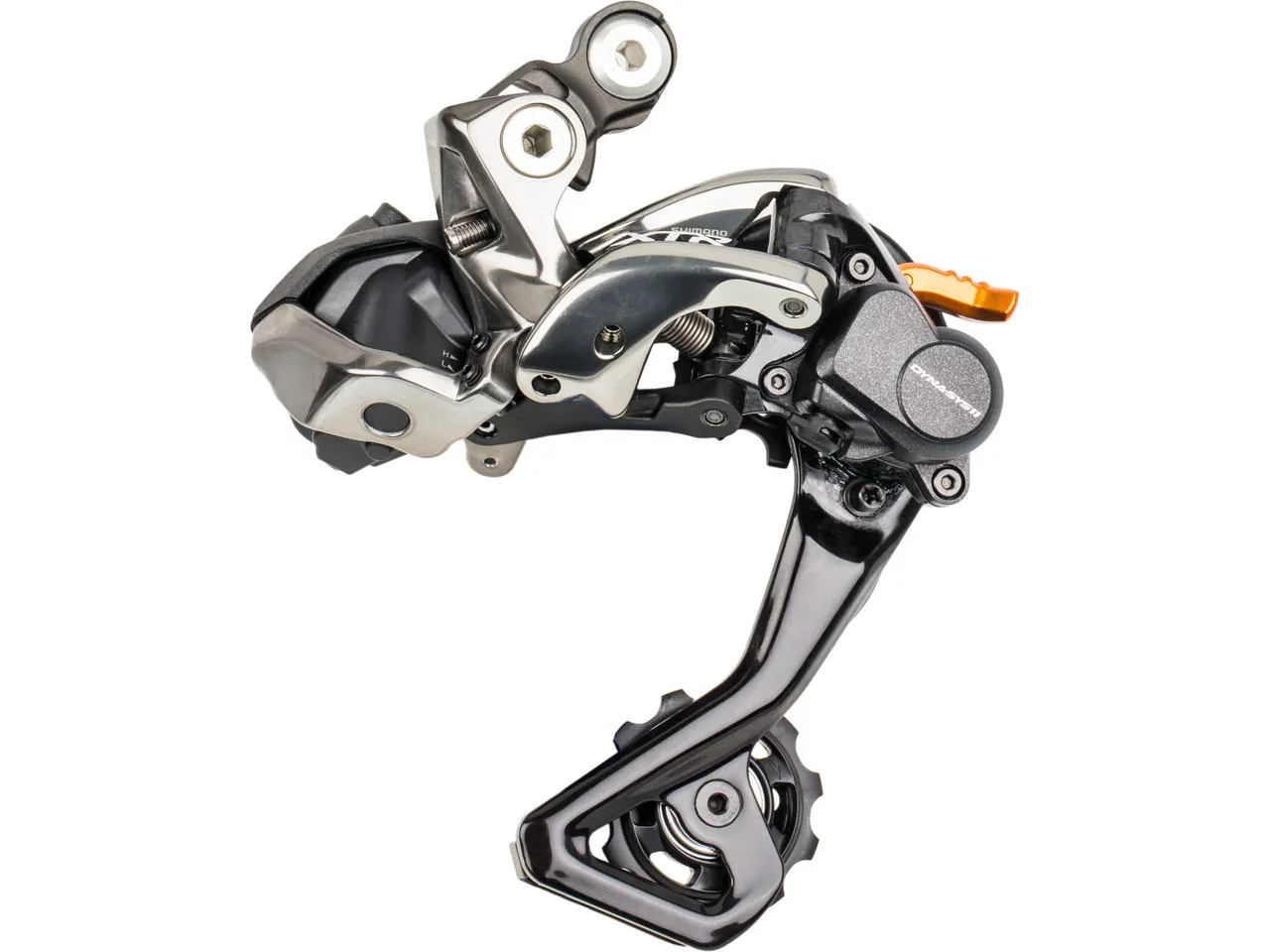 Shimano XTR Di2 Schaltwerk Shadow Plus RD-M9050 11-fach, Black / silver, 11s, Max 40t Shimano XTR Di2 Schaltwerk Shadow Plus RD-M9050 11-fach, Black / silver, 11s, Max 40t