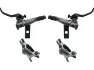 Shimano XTR Enduro v+h Set Scheibenbremse BR-M9120 mit Resinbelag J-Kit, Grau, Satz (VR + HR)
