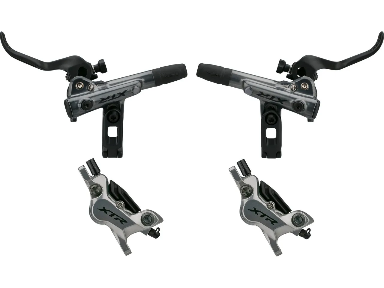 Shimano XTR Enduro v+h Set Scheibenbremse BR-M9120 mit Resinbelag J-Kit, Grau, Satz (VR + HR) Shimano XTR Enduro v+h Set Scheibenbremse BR-M9120 mit Resinbelag J-Kit, Grau, Satz (VR + HR)