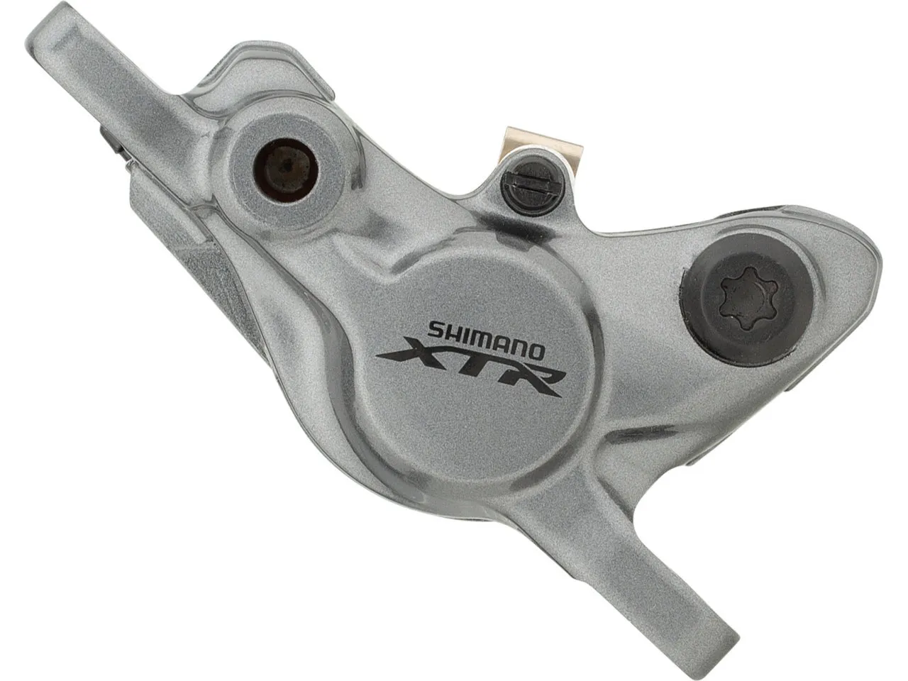Shimano XTR Race Bremssattel BR-M9000 mit Resinbelag, Grau, VR / HR Postmount 6" Shimano XTR Race Bremssattel BR-M9000 mit Resinbelag, Grau, VR / HR Postmount 6"