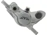 Shimano XTR Race Bremssattel BR-M9000 mit Resinbelag, Grau, VR / HR Postmount 6"