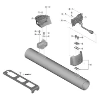 Shimano Y7hy98020 Bm-e8016 250 Mm Batteriehalter