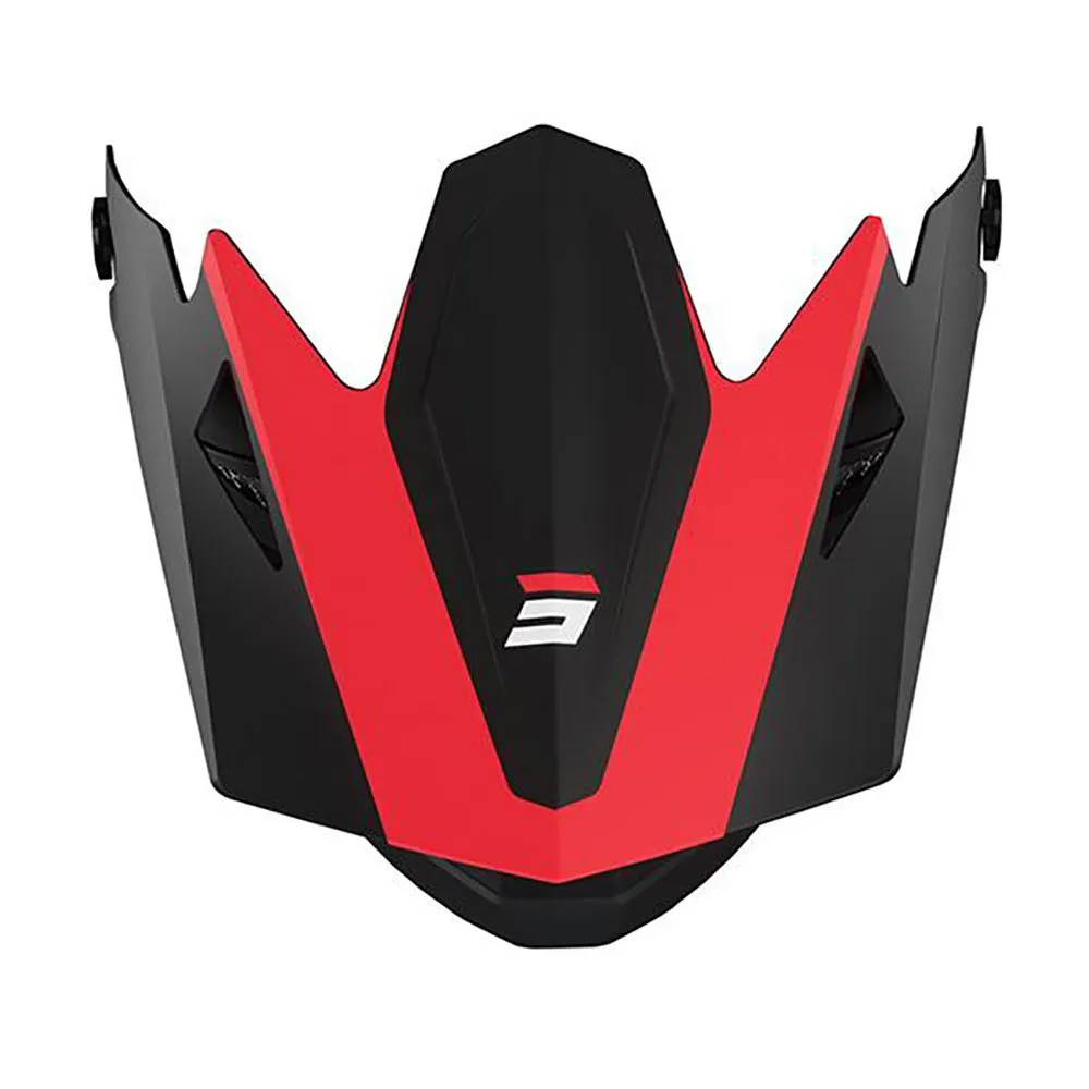 Shot Rogue Ersatzvisier Für Helm, Matt black / red Shot Rogue Ersatzvisier Für Helm, Matt black / red