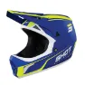 Blue / neon yellow matt