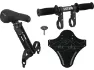 Shotgun Front-Kindersitz für MTB und Lenker Komplettset, Schwarz, one_size