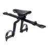 Shotgun Pro Combo Handlebar Kindersitz Für Fahrrad Hinten, Black, Max 27kg