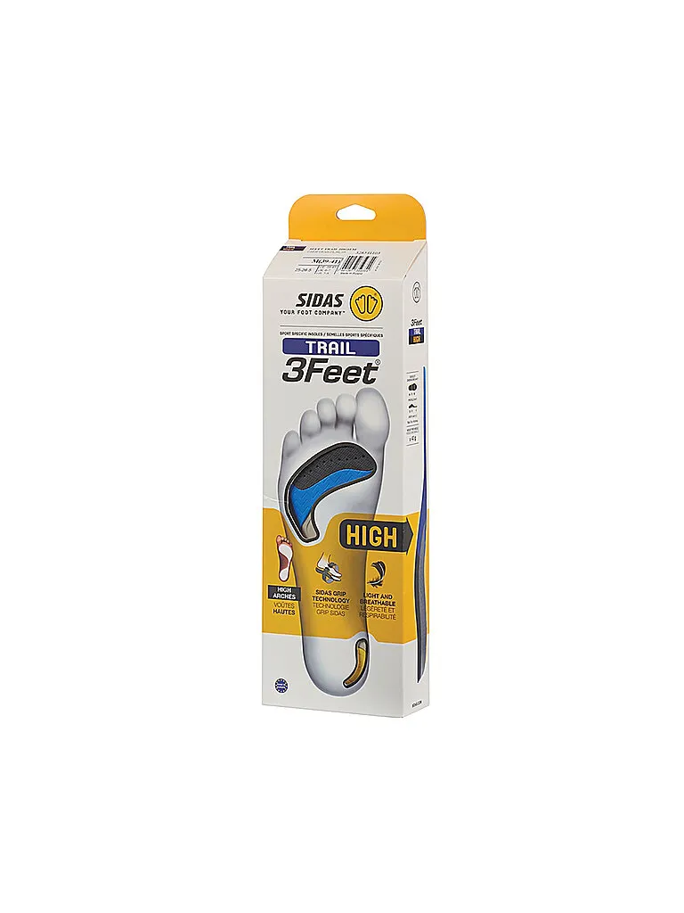 sidas Laufeinlagen 3Feet Trail High sidas Laufeinlagen 3Feet Trail High