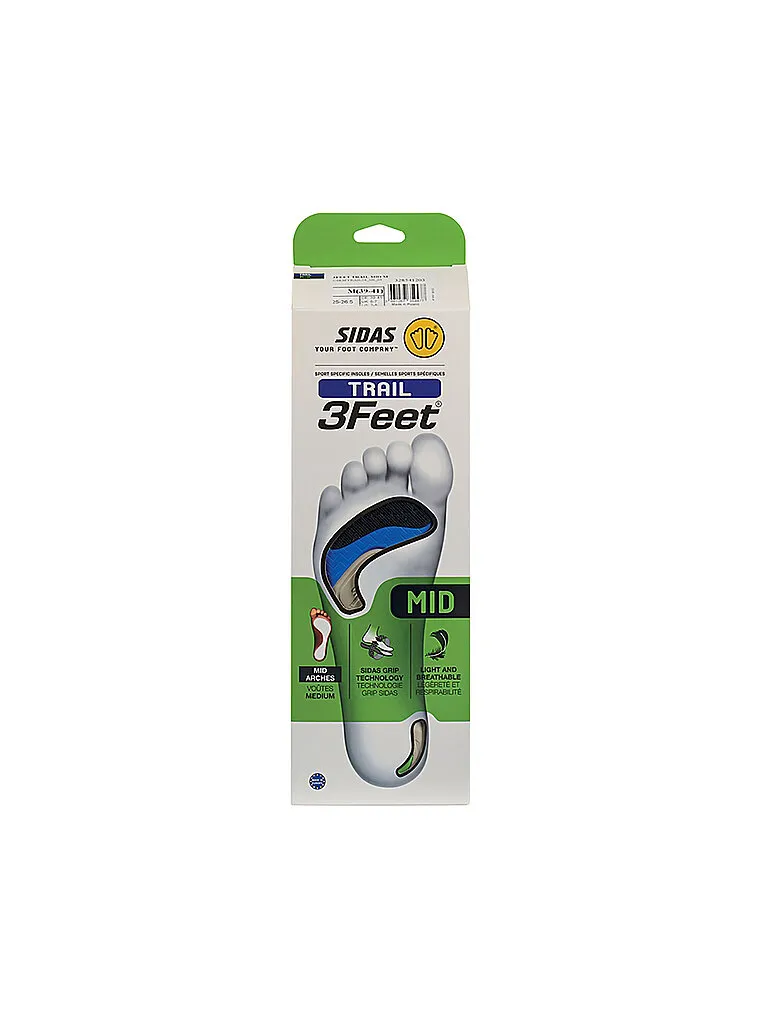 sidas Laufeinlagen 3Feet Trail Mid sidas Laufeinlagen 3Feet Trail Mid