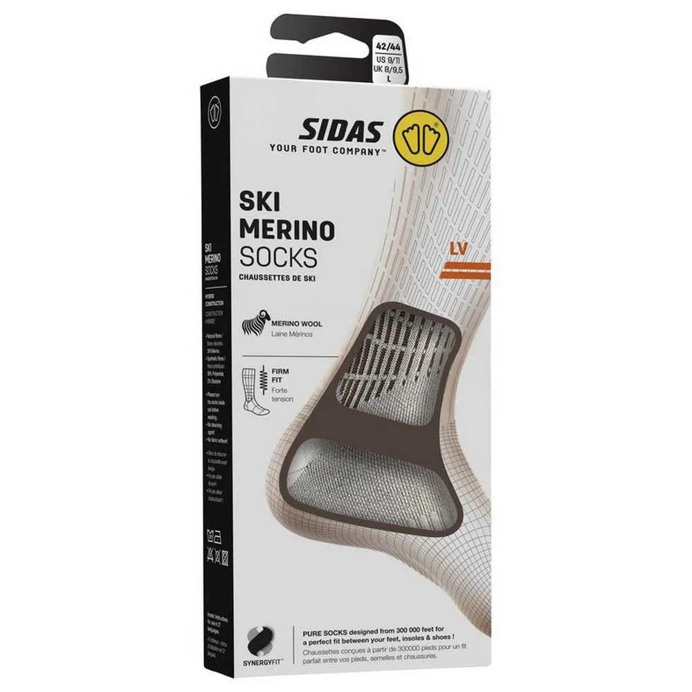 sidas Ski Merino Mid Volume Socken male