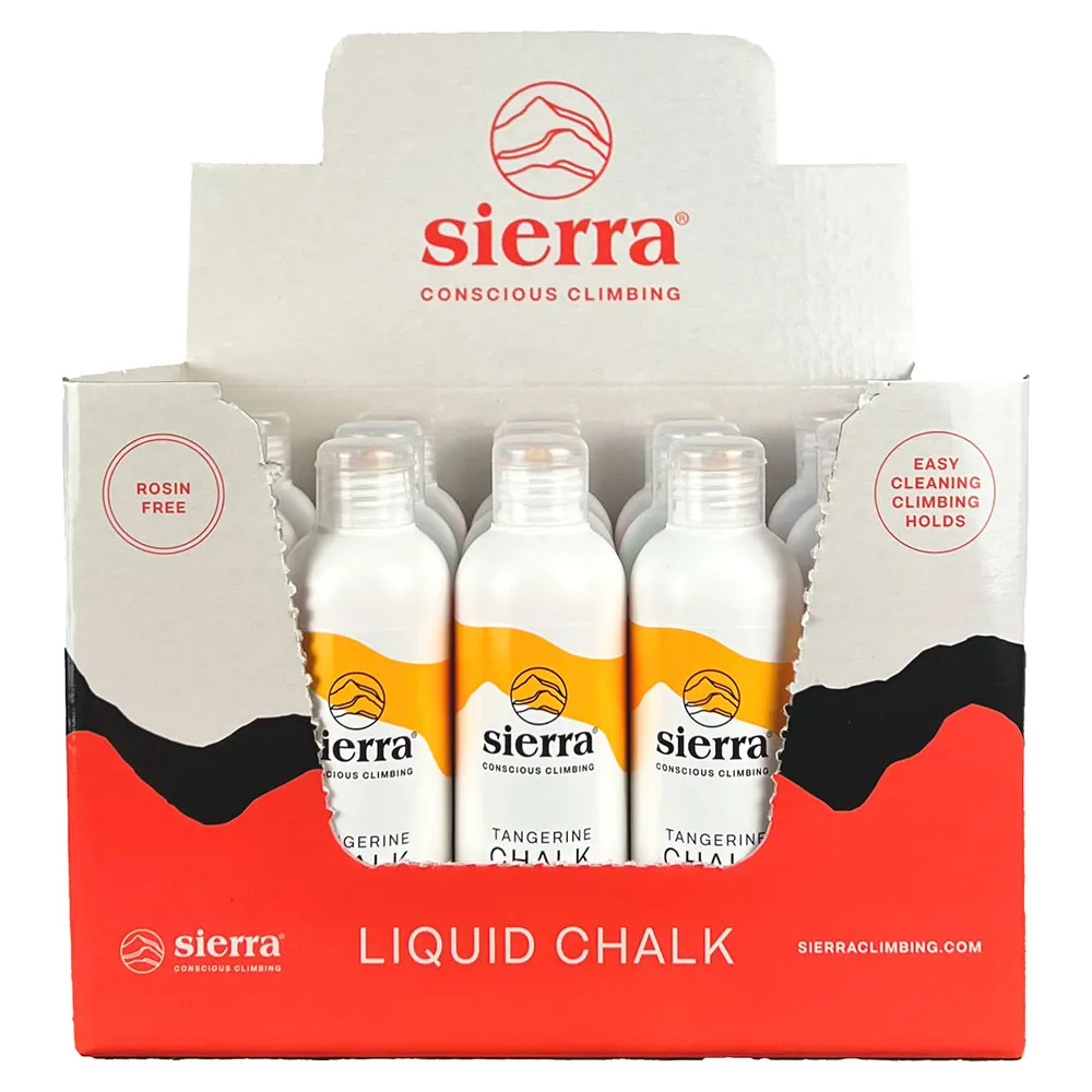 Sierra Climbing Classic Tangerine Flüssige Kreide 80 Einheiten, White / orange, 100ml