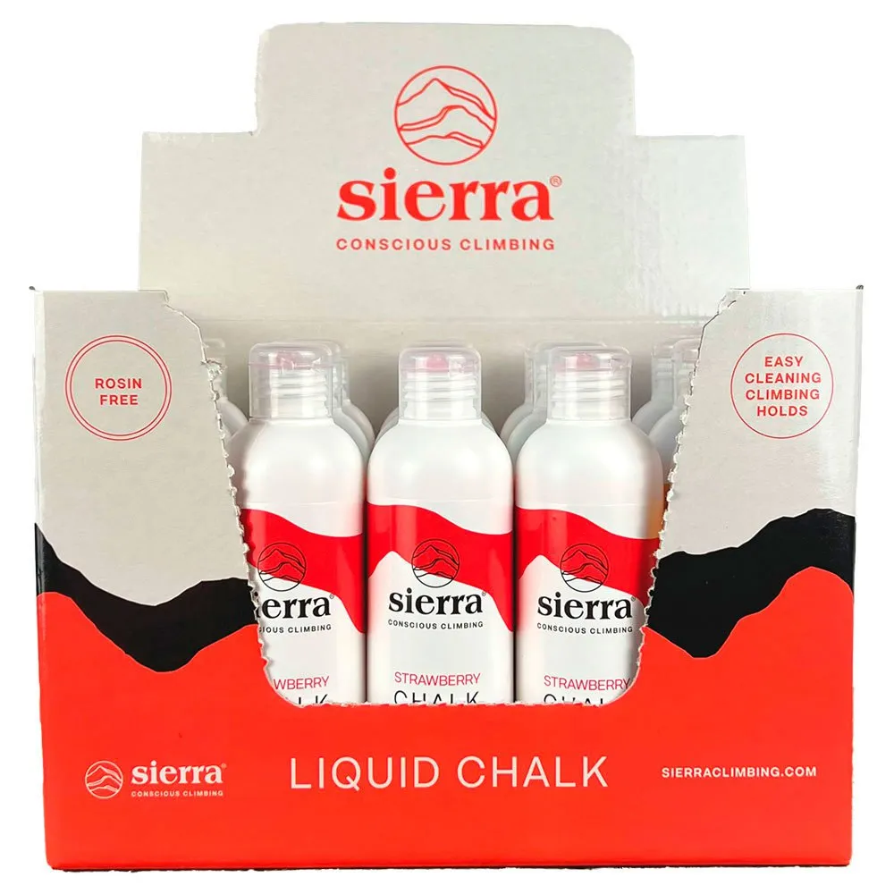 Sierra Climbing Flavor Strawberry Flüssige Kreide 15 Einheiten, White / red, 200ml Sierra Climbing Flavor Strawberry Flüssige Kreide 15 Einheiten, White / red, 200ml
