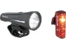 SIGMA SPORT Aura 100 Frontlicht + Blaze Link Rücklicht LED Set mit StVZO, Schwarz, one_size