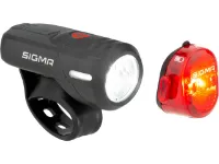 SIGMA SPORT Aura 45 Frontlicht + Nugget II Rücklicht LED Beleuchtungsset m. StVZO SIGMA SPORT Aura 45 Frontlicht + Nugget II Rücklicht LED Beleuchtungsset m. StVZO