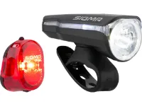 SIGMA SPORT Aura 60 Frontlicht + Nugget II Rücklicht LED Beleuchtungsset m. STVZO SIGMA SPORT Aura 60 Frontlicht + Nugget II Rücklicht LED Beleuchtungsset m. STVZO