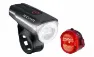 SIGMA SPORT Aura 60 USB / Nugget II Komplett-Set, Schwarz