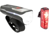 SIGMA SPORT Aura 80 Frontlicht + Blaze Rücklicht mit Bremslicht LED Set mit StVZO SIGMA SPORT Aura 80 Frontlicht + Blaze Rücklicht mit Bremslicht LED Set mit StVZO