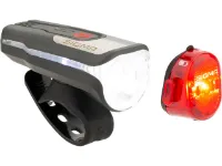 SIGMA SPORT Aura 80 Frontlicht + Nugget II Rücklicht LED Beleuchtungsset m. StVZO SIGMA SPORT Aura 80 Frontlicht + Nugget II Rücklicht LED Beleuchtungsset m. StVZO