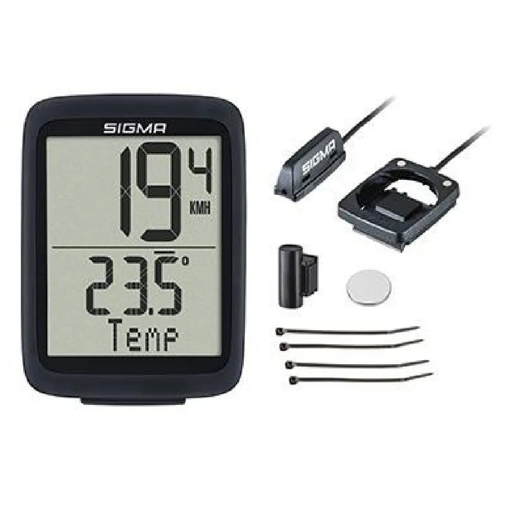 SIGMA SPORT Bc 10.0 Wr Fahrradcomputer Refurbished, Black / white, One Size