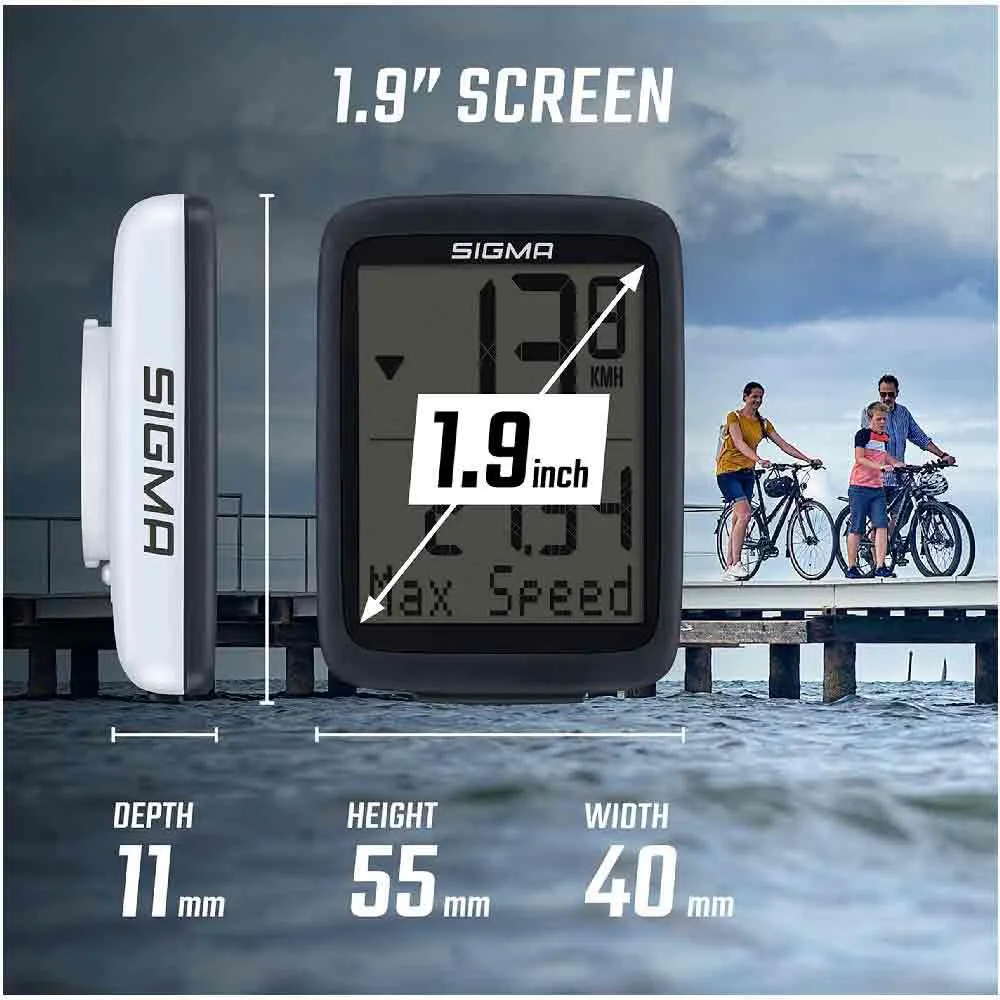 SIGMA SPORT Bc 10.0 Wr Fahrradcomputer Refurbished, Black / white, One Size