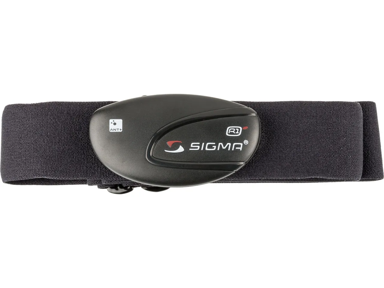 SIGMA SPORT Comfortex+ Textil-Brustgurt mit R1 ANT+ Sender für Rox 10.0, Schwarz