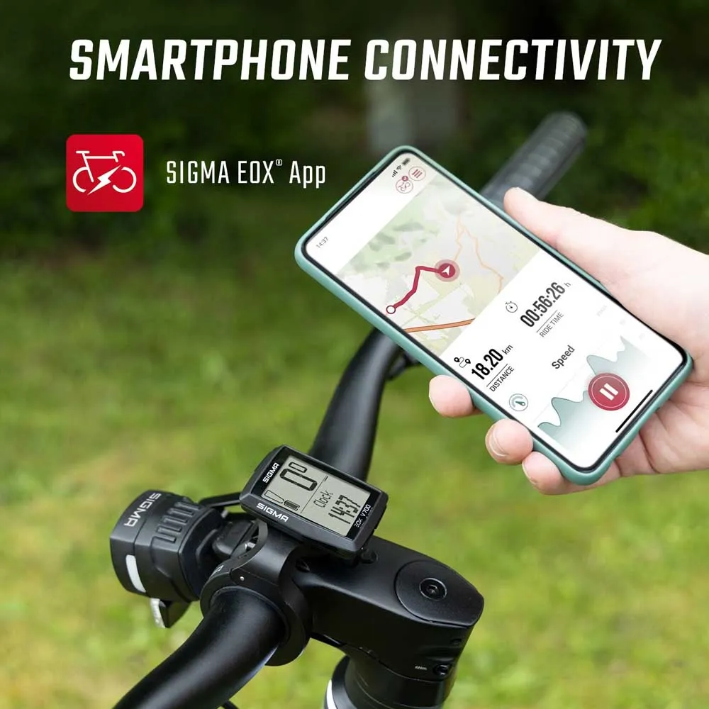 SIGMA SPORT Eox View 700 Fahrradcomputer, Black, One Size