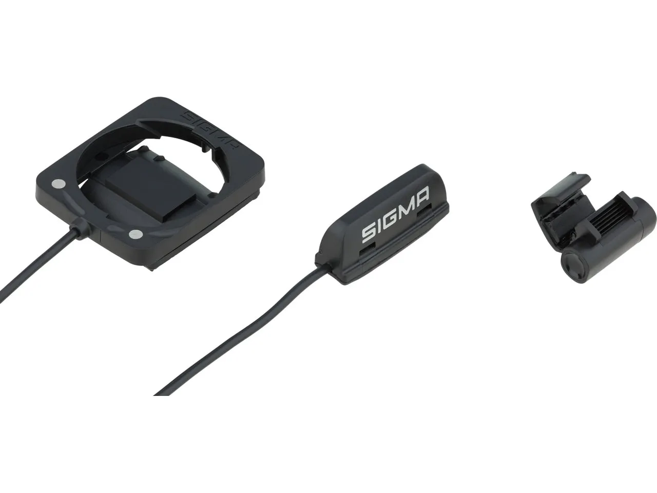 SIGMA SPORT Kabel-Kit mit Halterung für BC 12.0 / 14.0, 90cm SIGMA SPORT Kabel-Kit mit Halterung für BC 12.0 / 14.0, 90cm