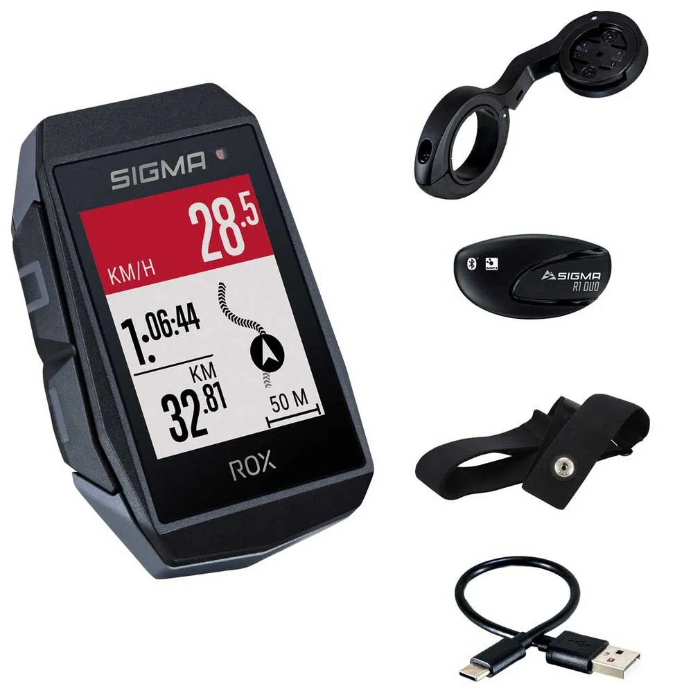 SIGMA SPORT Rox 11.1 Evo Hr Kit Fahrradcomputer Refurbished SIGMA SPORT Rox 11.1 Evo Hr Kit Fahrradcomputer Refurbished